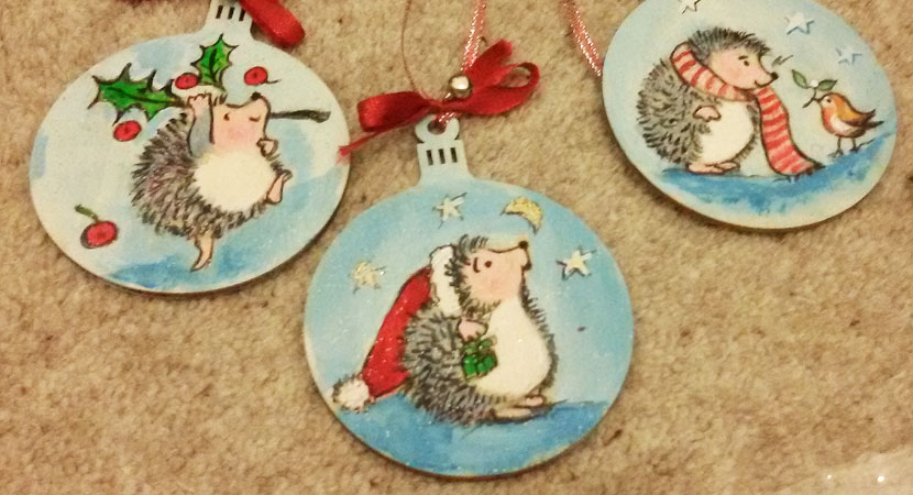 Hand painted Christmas gifts