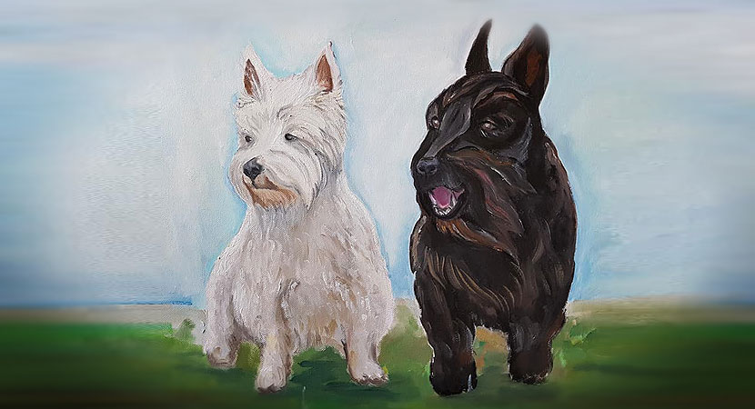 Fergus and Isla’s portrait