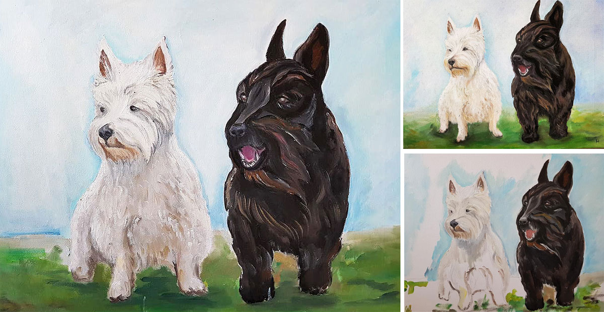 original-art-oil-painting-on-canvas-black-and-white._dog-portraits-gift-good-value-uk-artist-pest--portrait