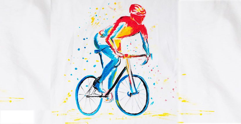 Hand painted T- shirt