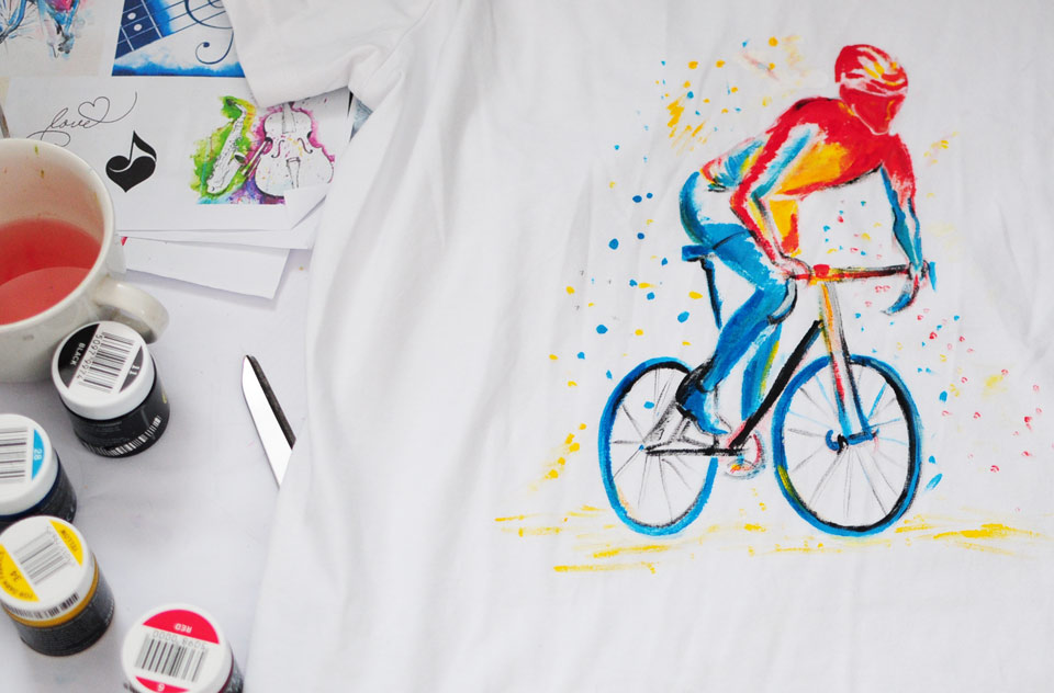 Hand painted t-shirt, statement tshirt, handmade tshirt, fashion tshirt