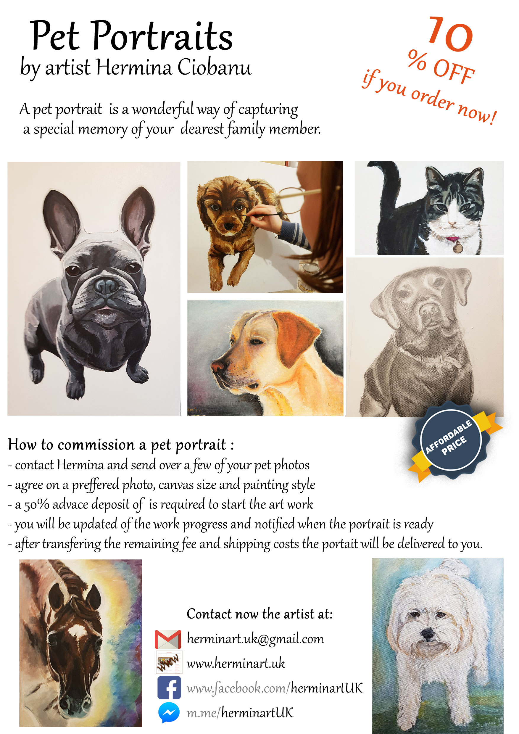 Pet-portrait-commission-flyers-order-now-uk