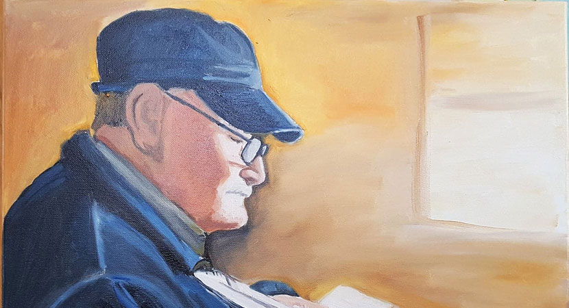 The writer portrait by&nbsp;Herminart