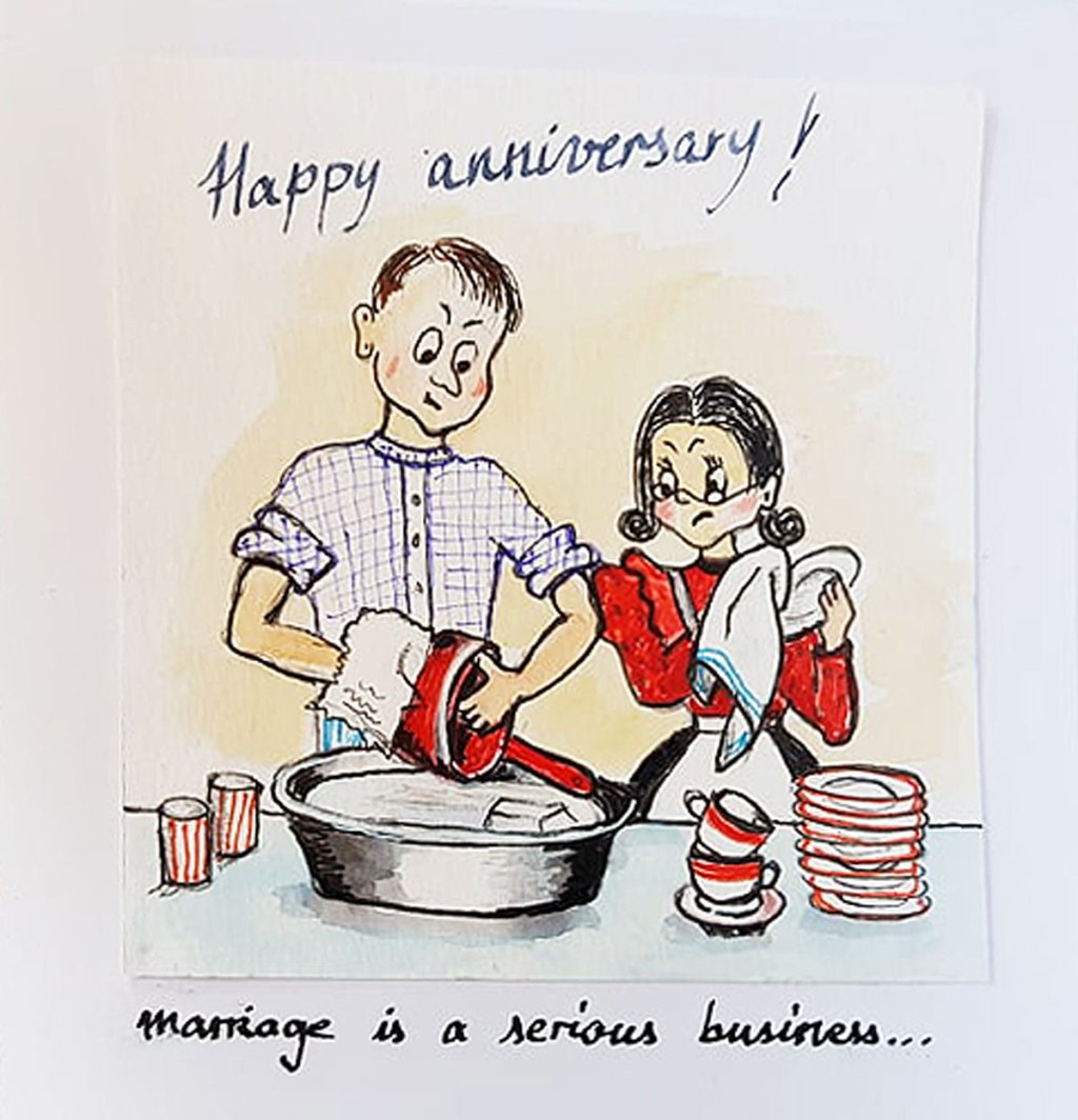 Wedding anniversary cards