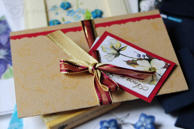 Elegant wedding invitation