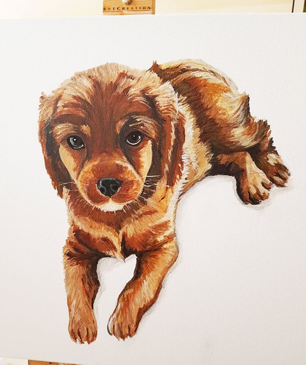 Custom Pet Portrait&nbsp;Painting