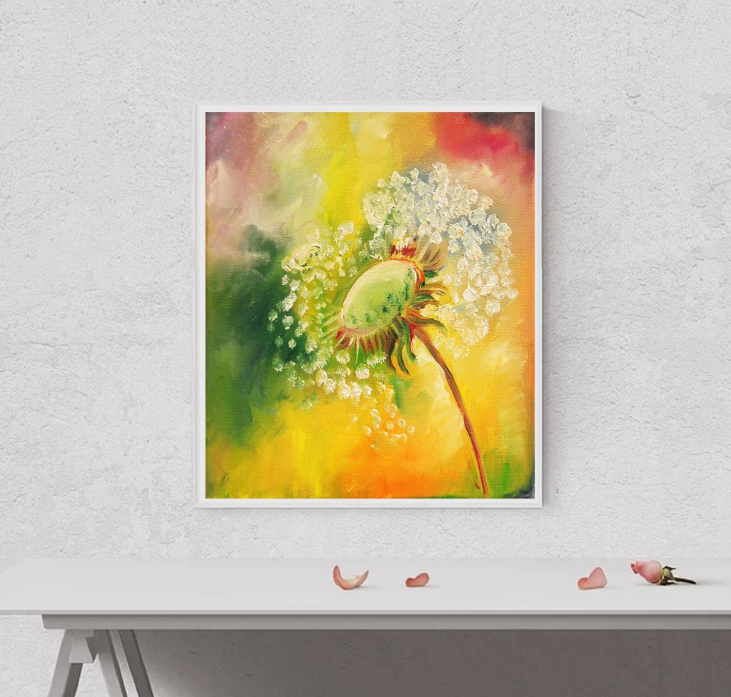 Dandelion paintings