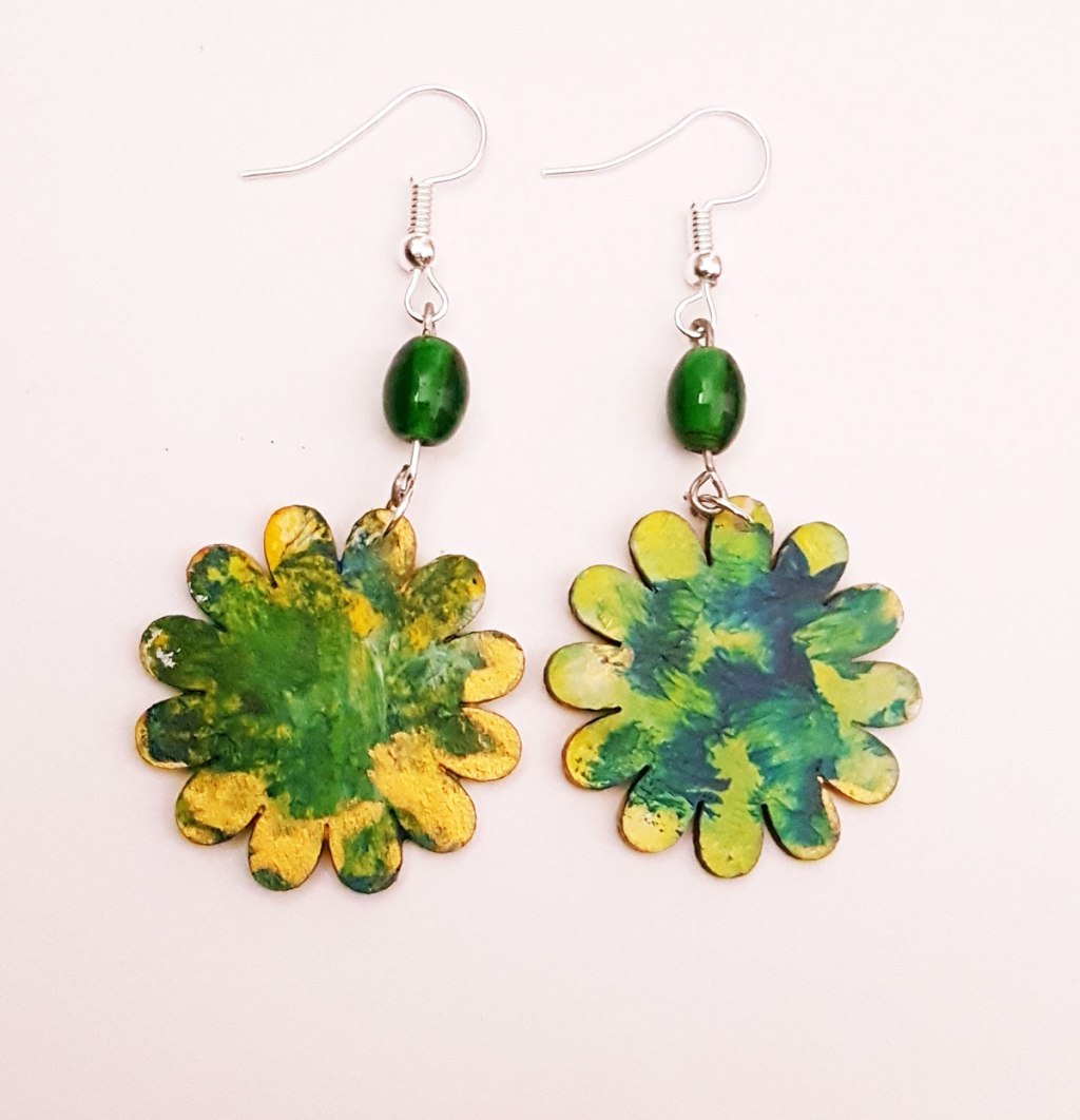 Hand painted earrings