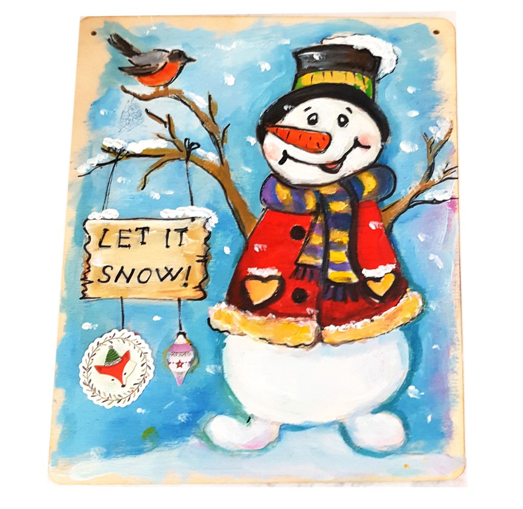 Christmas decoration hand painted