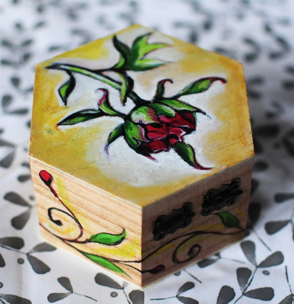 Hand painted boxes