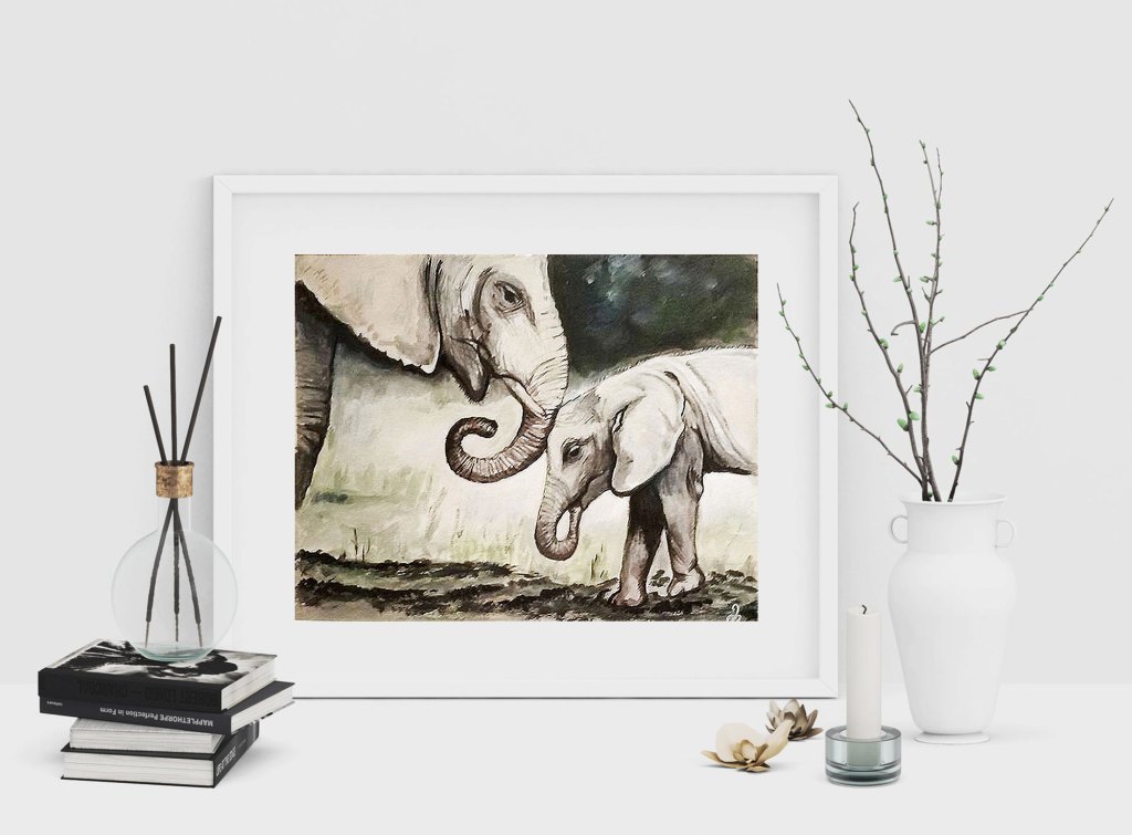 Elephants paintings