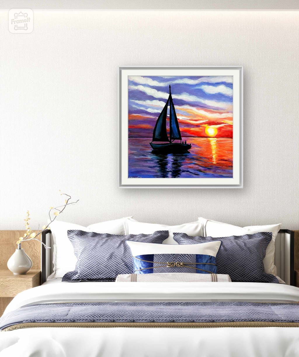 Sea scape original oil/acrylic painting