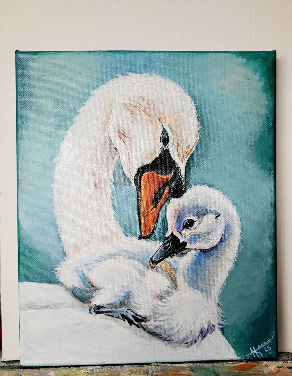 Swan mum!